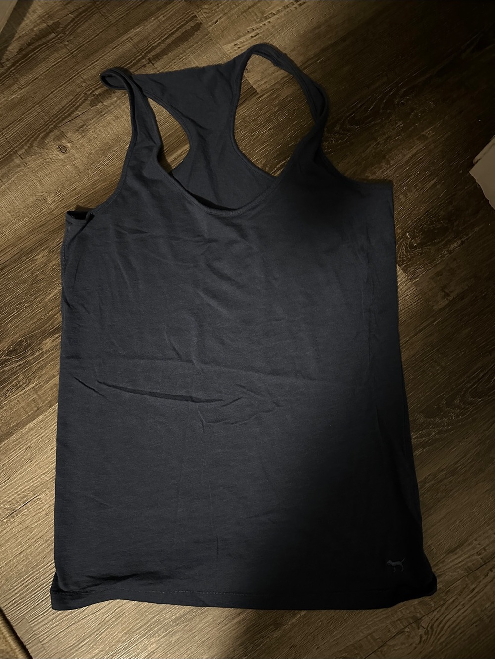 PINK Victoria's Secret Navy Racerback Tank Top